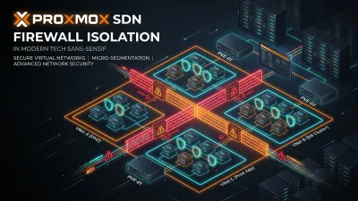 Proxmox SDN and Firewall Rules for Strict Virtual Network