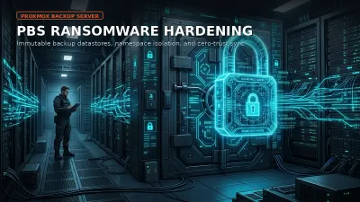 Proxmox Backup Hardening: Immutability and Ransomware