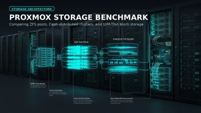 Proxmox Storage Guide: ZFS, Ceph, and LVM-Thin Compared