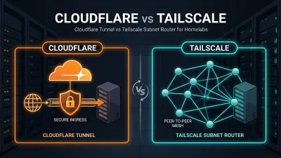 Cloudflare Tunnel vs Tailscale Subnet Router for Homelabs