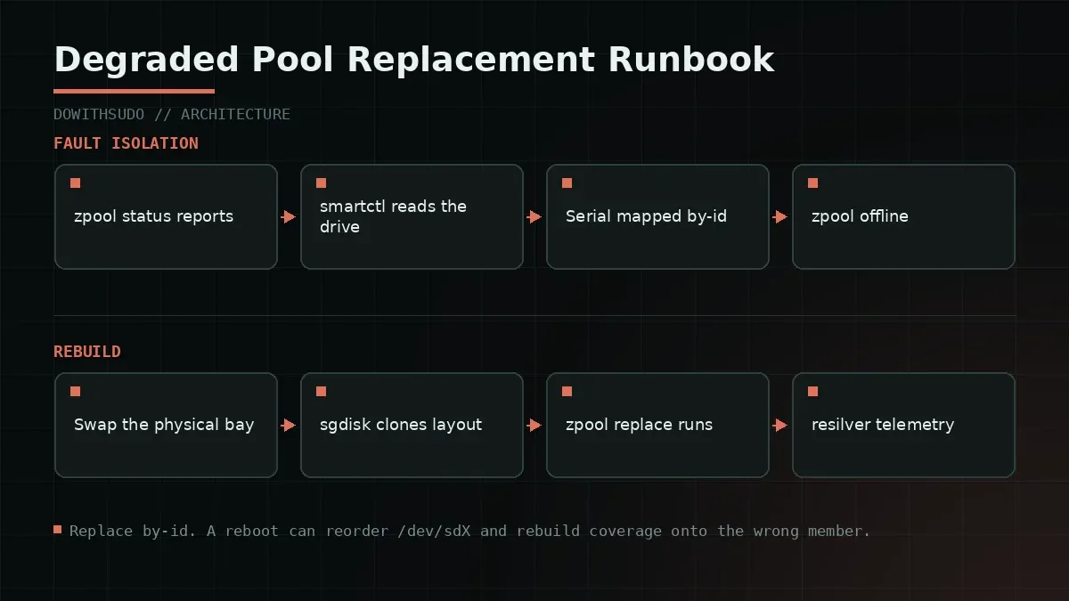 Degraded Pool Replacement Runbook